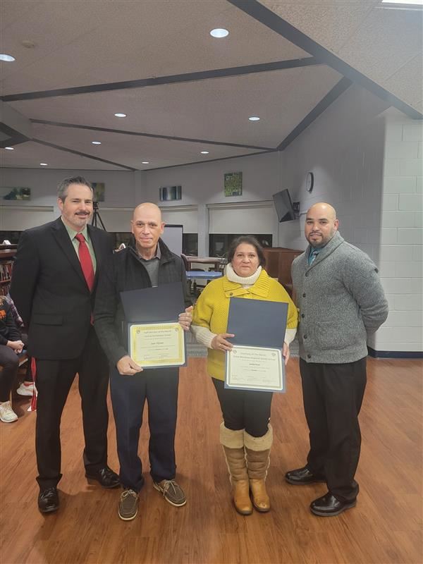 December staff member of the month for Central Elementary Juan Alipzar